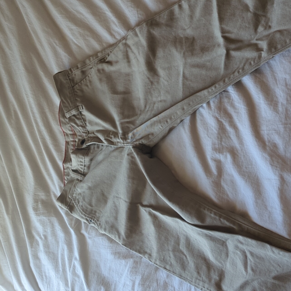 Raleigh Denim Jones Trouser Thin in Khaki Rinse